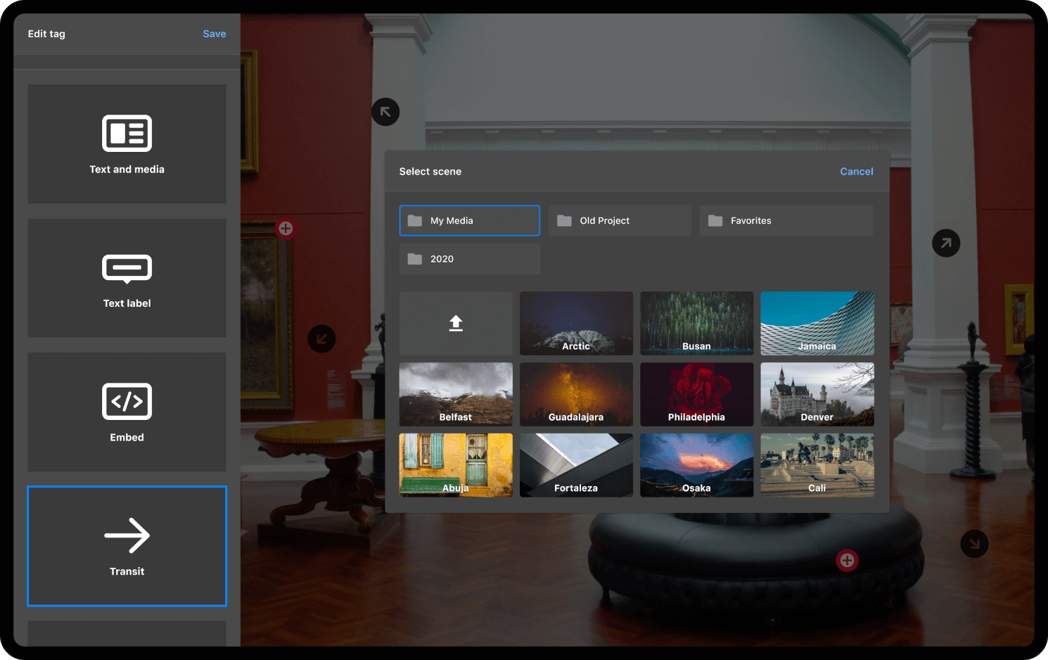 ThingLink Editor on iPad