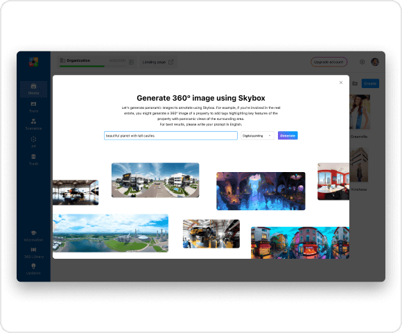 Generate using Skybox